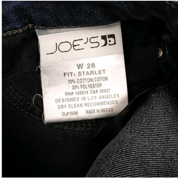 Final$⬇️ Joe's Jeans starlet boot slim size 26 - Picture 4 of 7